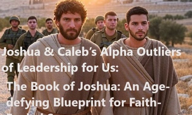 Joshua & Caleb’s Alpha Outliers of Leadership for Us: