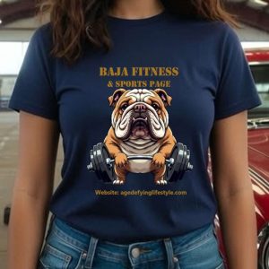 BAJA FITNESS POWER LIFTER 6.1 oz. 100% Cotton T-Shirt