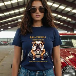 BAJA FITNESS POWER LIFTER 6.1 oz. 100% Cotton T-Shirt