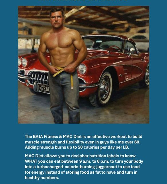 MY NEW BOOK, The BAJA FITNESS & MAC DIET Program, on KINDLE