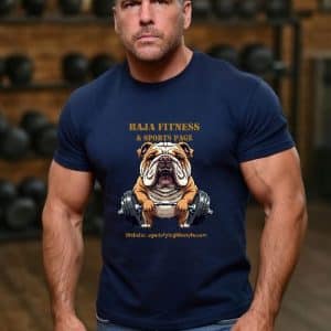 BAJA FITNESS POWER LIFTER 6.1 oz. 100% Cotton T-Shirt